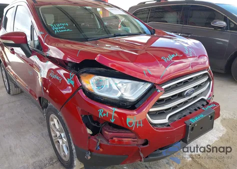 2018 Ford Ecosport Se z USA, uszkodzony, nr VIN MAJ3P1TE2JC178875